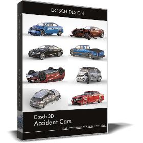 3D Dosch 3D - Accident Cars